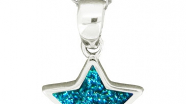 turquoise-glitter-star-pendant